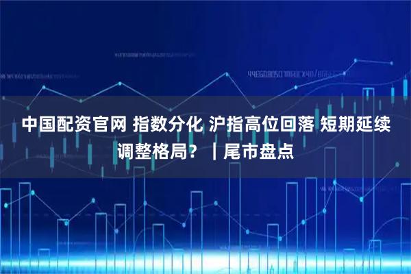 中国配资官网 指数分化 沪指高位回落 短期延续调整格局？｜尾市盘点