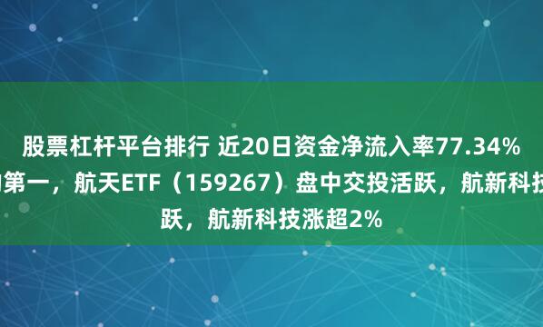 股票杠杆平台排行 近20日资金净流入率77.34%居同标的第一，航天ETF（159267）盘中交投活跃，航新科技涨超2%