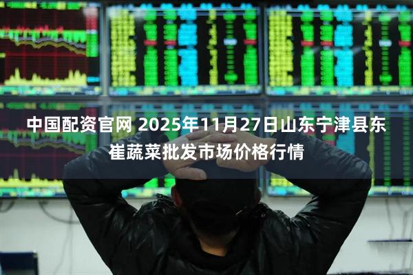 中国配资官网 2025年11月27日山东宁津县东崔蔬菜批发市场价格行情